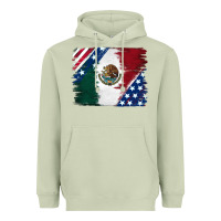 Matcha Mexican With American Flag Heavyweight Hoodie - RanaPortraitStore