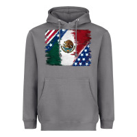 Storm Mexican With American Flag Heavyweight Hoodie - RanaPortraitStore