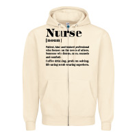 Sandshell nurse Zipper Hoodie - linhVisuals