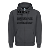 Smoke nurse Zipper Hoodie - linhVisuals