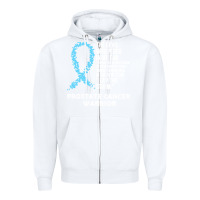 White prostate cancer t  shirt the devil  prostate cancer awareness support Zipper Hoodie - linhVisuals