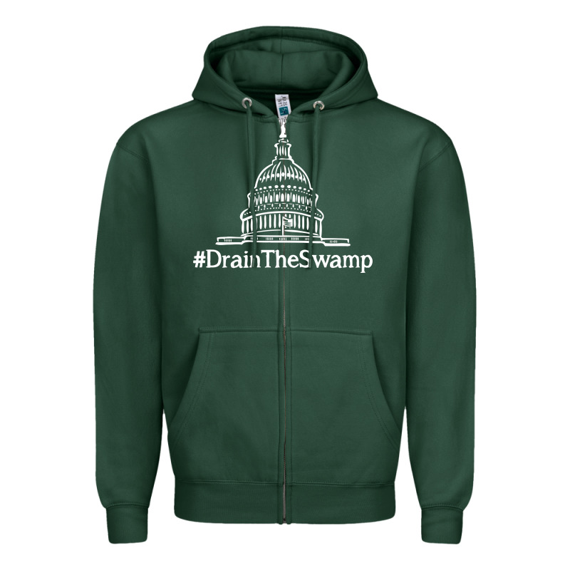 Drain  Swamp Zipper Hoodie by linhVisuals | Teevron