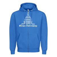 True Royal drain  swamp Zipper Hoodie - linhVisuals
