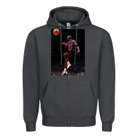 Smoke Michael JorDunk Zipper Hoodie - linhVisuals