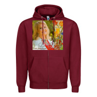 Burgundy lynn anderson cd bridges   bear f Zipper Hoodie - linhVisuals