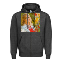 Charcoal Heather lynn anderson cd bridges   bear f Zipper Hoodie - linhVisuals