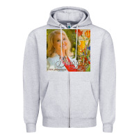 Heather Grey lynn anderson cd bridges   bear f Zipper Hoodie - linhVisuals