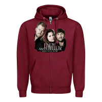 Burgundy lady antebellum Zipper Hoodie - linhVisuals