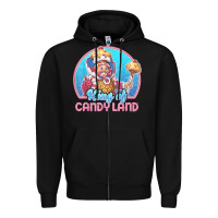 Black candy land king of candy land portrait t shirt Zipper Hoodie - linhVisuals