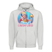 Dove Grey candy land king of candy land portrait t shirt Zipper Hoodie - linhVisuals