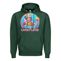 Sports Green candy land king of candy land portrait t shirt Zipper Hoodie - linhVisuals