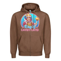 Candy Land King Of Candy Land Portrait T Shirt Zipper Hoodie | Teevron