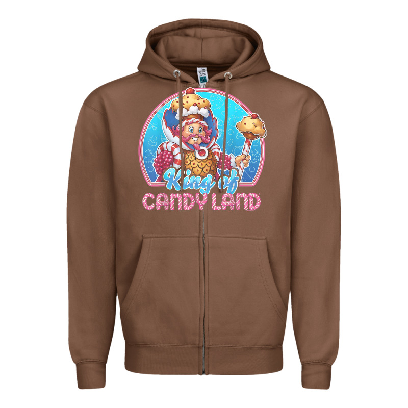 Candy Land King Of Candy Land Portrait T Shirt Zipper Hoodie by linhVisuals | Teevron