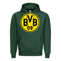 Sports Green borussia Zipper Hoodie - linhVisuals