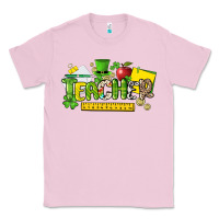 Bubblegum Pink Teacher St. Patrick's Day Classic Tee - HowdyJamesFarm