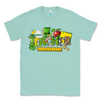 Seafoam Teacher St. Patrick's Day Classic Tee - HowdyJamesFarm