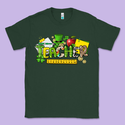 Teacher St. Patrick's Day Classic Tee Designed By Howdyjamesfarm