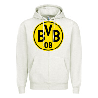 Oatmeal Heather borussia Zipper Hoodie - linhVisuals