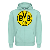 Seafoam borussia Zipper Hoodie - linhVisuals