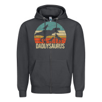 Smoke daddy dinosaur daddysaurus 3 three kids xmas christmas gift t shirt Zipper Hoodie - linhVisuals