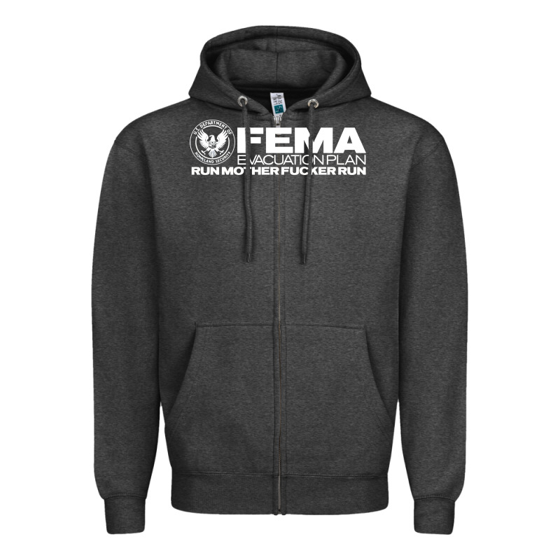 Fema Evacuation Plan Zipper Hoodie by linhVisuals | Teevron