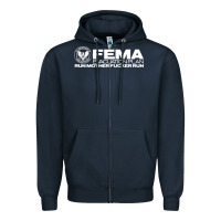 Navy fema evacuation plan Zipper Hoodie - linhVisuals