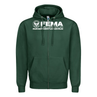 Sports Green fema evacuation plan Zipper Hoodie - linhVisuals