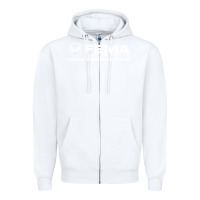 White fema evacuation plan Zipper Hoodie - linhVisuals