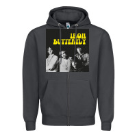 Smoke iron butterfly Zipper Hoodie - linhVisuals
