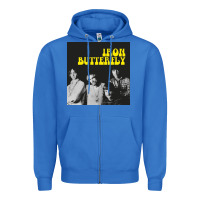 True Royal iron butterfly Zipper Hoodie - linhVisuals