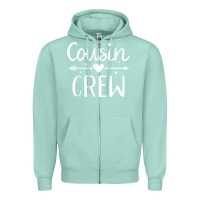 Seafoam cousin crew t shirt Zipper Hoodie - linhVisuals
