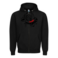 Black Turbo Zipper Hoodie - linhVisuals