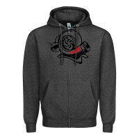 Charcoal Heather Turbo Zipper Hoodie - linhVisuals