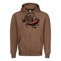 Chestnut Turbo Zipper Hoodie - linhVisuals