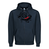 Navy Turbo Zipper Hoodie - linhVisuals