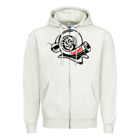 Oatmeal Heather Turbo Zipper Hoodie - linhVisuals