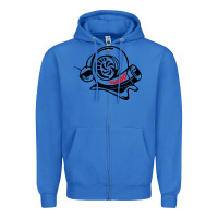 True Royal Turbo Zipper Hoodie - linhVisuals