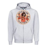 Heather Grey sho nuff Zipper Hoodie - linhVisuals