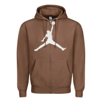 Chestnut Slam Dunk Vintage Zipper Hoodie - linhVisuals