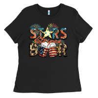 Black Stars stripes beer Ladies Tee - FaDigitalArtStudio