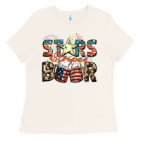 Bone Stars stripes beer Ladies Tee - FaDigitalArtStudio