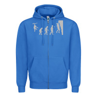 True Royal funny rock climbing evolution Zipper Hoodie - linhVisuals