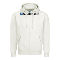 Oatmeal Heather Nautique Boats Zipper Hoodie - linhVisuals