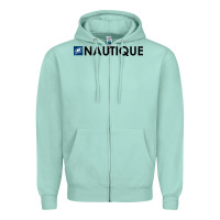 Seafoam Nautique Boats Zipper Hoodie - linhVisuals
