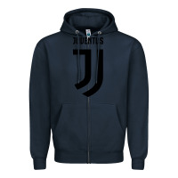 Navy juve Zipper Hoodie - linhVisuals