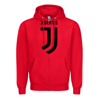 Red juve Zipper Hoodie - linhVisuals