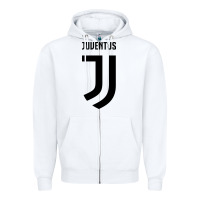 White juve Zipper Hoodie - linhVisuals