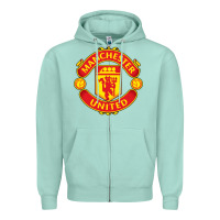 Seafoam manchester Zipper Hoodie - linhVisuals