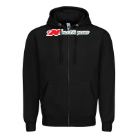 Black Nautique Boats Zipper Hoodie - linhVisuals