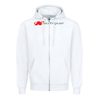 White Nautique Boats Zipper Hoodie - linhVisuals